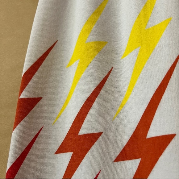 Aviator Nation | Bolt Gradient Sweatpants White Rainbow Jogger Pants Size XS - Picture 6 of 16